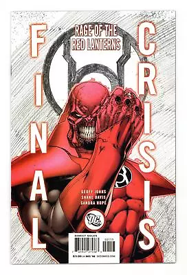 Buy Final Crisis Rage Of The Red Lanterns 1D Davis Variant 3rd Printing VF+ 8.5 2008 • 21.75£