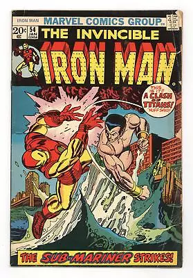 Buy Iron Man #54 GD/VG 3.0 1973 1st App. Moondragon • 34.17£