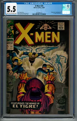 Buy The Uncanny X-Men #25 CGC 5.5 Light Tan To Off-White • 62.13£