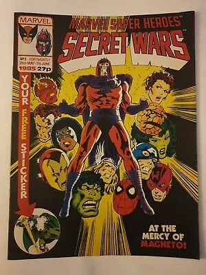 Buy UK Marvel Super Heroes Secret Wars #3 - Reprints Secret Wars USA, 1985 No Gifts • 2.99£