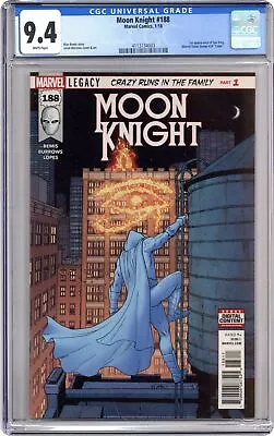 Buy Moon Knight #188A Burrows CGC 9.4 2018 4113734003 • 66.01£