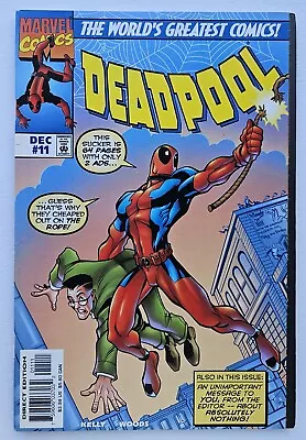 Buy Deadpool #11 (1997) Rare Amazing Fantasy 15 AF Spider-Man Homage Marvel VF/NM • 15.98£