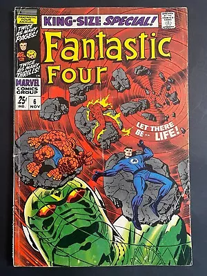 Buy Fantastic Four King Size Annual #6 1st Annihilus Marvel 1968 Comics • 66£