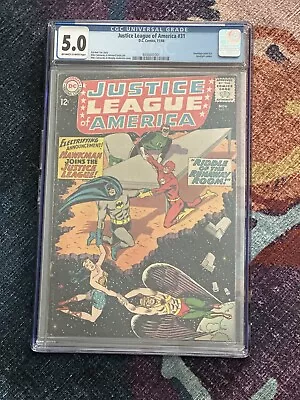 Buy  Justice League Of America #31 CGC 5.0 1964 DC Comics Silver Age Amricons K12 • 93.19£