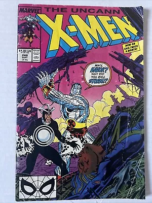 Buy Uncanny X-Men #248 (1989) | First Jim Lee | Cover And Spine Damage • 5.43£