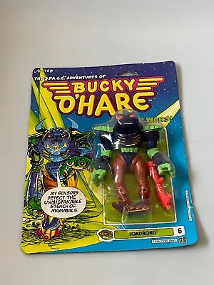 Buy Vintage Bucky O'Hare Hasbro 1990 - Toadborg Action Figure MOC (1) • 89.99£