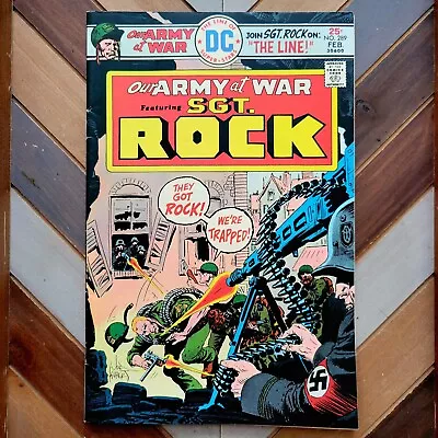 Buy OUR ARMY AT WAR #289 VF- DC 1976 Joe Kubert  The Line  WAR GALLERY SGT ROCK WWII • 14.74£