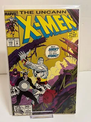Buy Uncanny X-men #248 Gold Second Print, 1st Jim Lee X-men Art, NM- (1992) • 6.44£