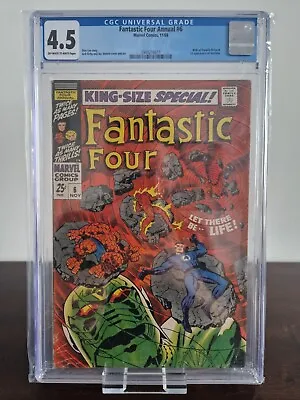 Buy Fantastic Four Annual #6 CGC 4.5 1st App Of Annihilus And Franklin Richards MCU • 109.99£