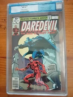 Buy MARVEL COMICS DAREDEVIL VOL 1. #158 MAY 1979. CGC 9.4. 1st FRANK MILLER ART. NM • 319.99£