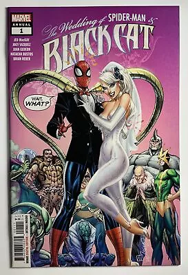 Buy Black Cat Annual #1 NM/NM+ Marvel 2019 J. Scott Campbell Wedding Of Spider-Man • 17.47£
