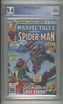 Buy MARVEL TALES #99  PGX 9.4  Reprints Amazing Spider-Man 122 Death Of Green Goblin • 120.37£