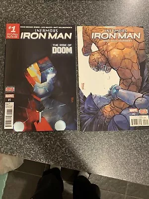 Buy Infamous Iron Man # 1-2 / Brand New +Bendis /Maleev • 3.99£