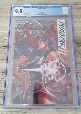 Buy Psylocke #1 (2010) 2nd Ptg CGC 9.0 Second Printing Tolibao Variant, Marvel X-Men • 252.07£