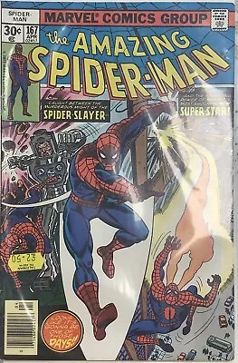 Buy The Amazing Spider Man 167# 1977 Marvel Comics • 15£