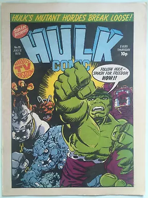 Buy Hulk Comic #19 - VG/FN (Marvel UK) • 2.99£