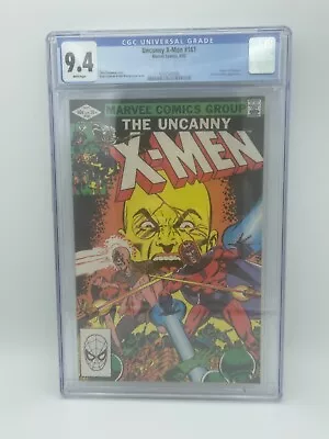 Buy Uncanny X-Men #161 Marvel Comics 1982 Origin Magneto CGC 9.4 WHITE Pages • 41.62£