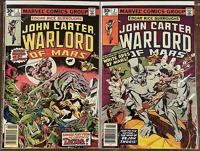 Buy John Carter Warlord Of Mars #1-2 Marvel Comics Lot Of 2 • 19.42£