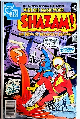 Buy SHAZAM # 30 FN+ CAPTAIN MARVEL SUPERMAN ROBOT 1977 Vince Colletta DC COMICS  • 2.99£