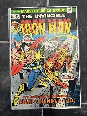 Buy Iron Man Issue 66 Feb 1974 6P Edition Estimated VGC/ FN+ • 17.50£