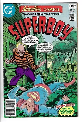 Buy Adventure Comics #455 (1978) Al Milgrom Cover Superboy • 3.88£