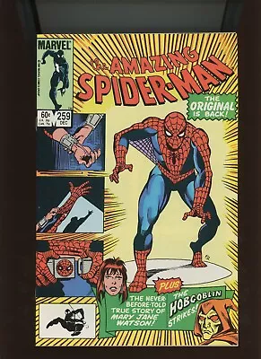 Buy (1984) The Amazing Spider-Man #259: KEY ISSUE! ORIGIN OF MARY JANE WATSON! (9.2) • 12.25£