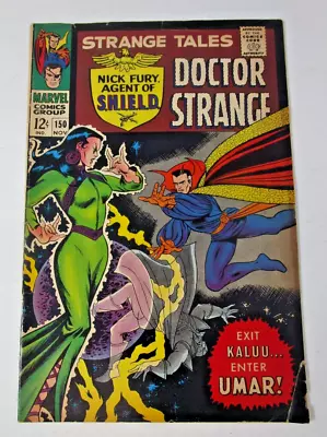 Buy Strange Tales #150 1966 [VG/FN] Silver Age 1st Marvel Buscema 1st Umar DrStrange • 16.77£