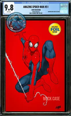 Buy Foil Amazing Spider-man #51 David Nakayama Virgin Cgc 9.8 Blue Label (06/19/24) • 73.78£