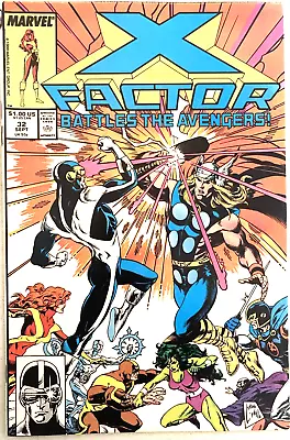 Buy X Factor # 32. 1st  Series. Sept. 1988.  Avengers. T Steve Lightle-art. Vfn 8.5. • 5.39£