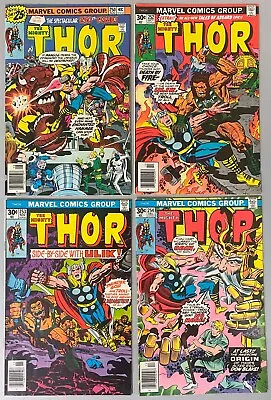 Buy THE MIGHTY THOR #250, 252, 253 & 254 (Marvel 1976) • 15.53£