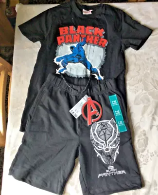 Buy Boys Marvel Black Panther Short Set, Size 10-11year, New Shorts With Tags • 6£