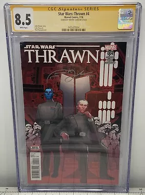 Buy Star Wars: Thrawn #4 Marvel 2018 CGC SS 8.5 VF+ Signed By Timothy Zahn, Disney + • 310.64£