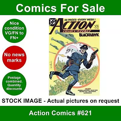 Buy DC Action Comics #621 Comic - VG/FN+ 11 October 1988 • 3.49£