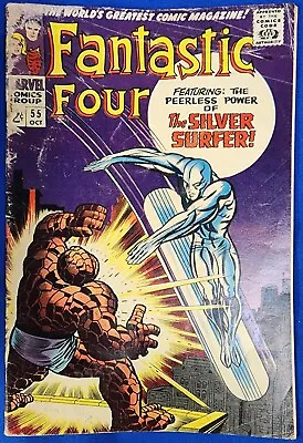 Buy Fantastic Four #55 (1966) Silver Surfer Appearance  • 24.51£