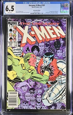 Buy Uncanny X-Men #191 CGC 6.5 Marvel 1985 1st App Nimrod X-Men 97 Claremont Romita • 19.03£