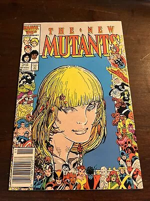 Buy Marvel The New Mutants #45 25th Anniversary Border Cover 1986 • 7.77£