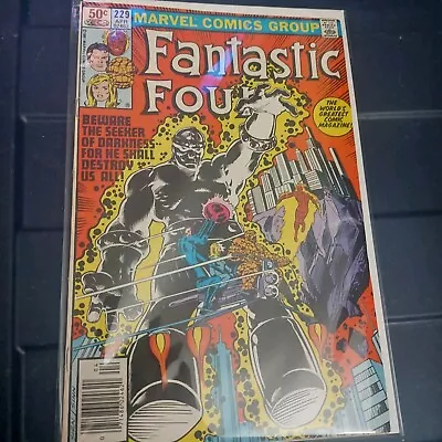 Buy Fantastic Four #229 1981 Marvel 1st Appearance Ebon HIGH-GRADE Bill Sienkiewicz • 4.65£