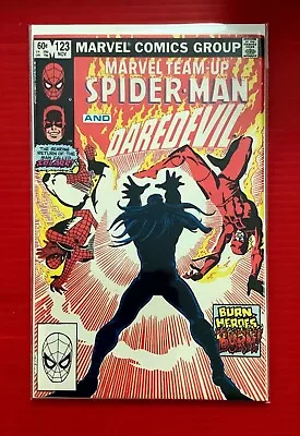 Buy Marvel Team-up Spider-man And Daredevil #123 Very Fine/near Mint 1982 • 5.05£