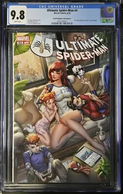Buy Ultimate Spider-Man #4 CGC 9.8 J Scott Campbell Exclusive Cover A Variant 601 • 224.35£