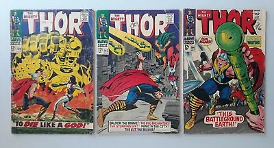 Buy Thor 139, 143, 144 Marvel Comics 1967 MCU  • 30.34£