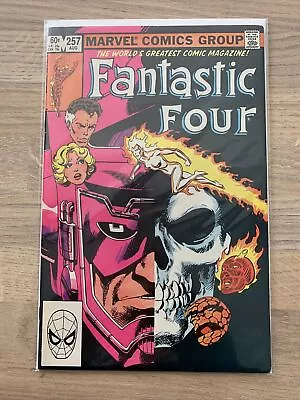 Buy Marvel Comics Fantastic Four #257 1983 Galactus App Bronze Age • 14.99£