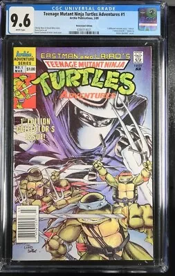 Buy Teenage Mutant Ninja Turtles Adventures #1 1989 Archie Cgc 9.6 Newsstand Wp 021 • 93.19£