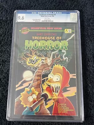 Buy Treehouse Of Horror 1 Cgc 9.6 Bongo Comics 1995 Jeff Smith Matt Groening • 105£