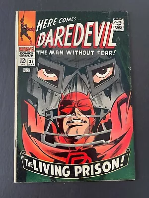 Buy Daredevil #38 - Daredevil Versus Doctor Doom (Marvel, 1968) VF- • 38.56£