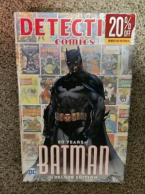Buy Detective Comics 80 Years Of Batman The Deluxe Edition-sealed Hardcover • 19.41£