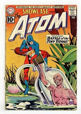 Buy Showcase #34 GD 2.0 1961 1st App. Silver Age Atom • 100.96£