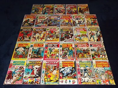 Buy Western Gunfighters 1 - 33 1970 Lot Ghost Rider Gunhawk 29 Marvel Comics • 310.64£