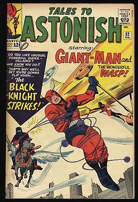 Buy Tales To Astonish #52 FN+ 6.5 1st Appearance Of Black Knight! 1964! Marvel 1964 • 79.21£