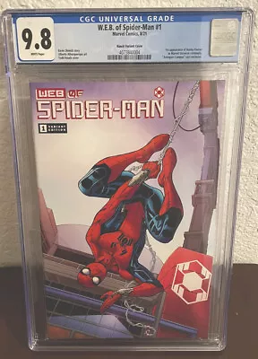 Buy W.E.B. Of Spider-Man #1 CGC 9.8  Nauck Disney Cast Variant 🇺🇸 • 174.74£