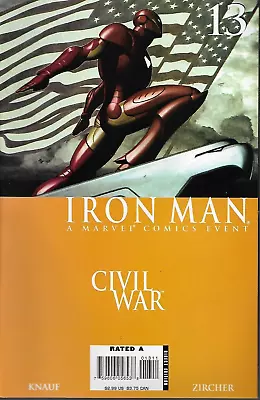 Buy INVINCIBLE IRON MAN (2005) #13 CIVIL WAR - Back Issue • 4.99£
